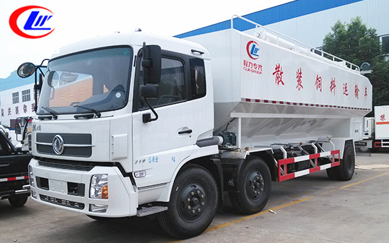 30立方東風(fēng)天錦小三軸<a href=http://www.honits.com/siliaoche/ target=_blank class=infotextkey>飼料車</a>